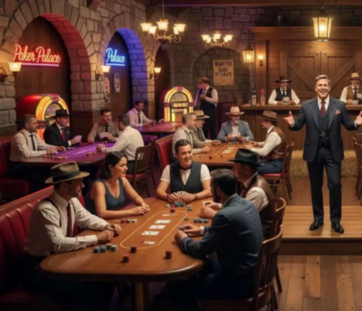 Galeria inspiracji z różnych realizacji wieczorów pokerowych